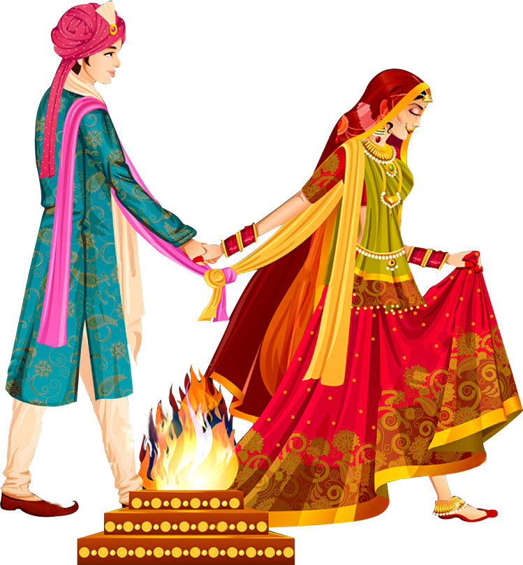 Indian-Wedding-Couple-PNG Indian-Wedding-Couple-PNG